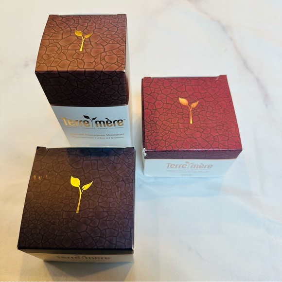 Terre Mère Organic Vegan Skincare Trio: Night Creams & Moisturizer